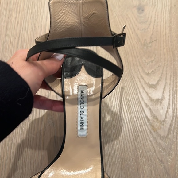 Manolo Blahnik leather sandals 38.5 - Picture 5 of 8